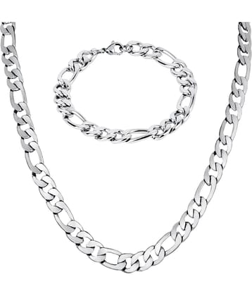 FASHION FRILL - Silver Plated Chain ( Pack of 2 )