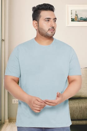 Plus Size - Sky Blue - Classic Crew-XXL