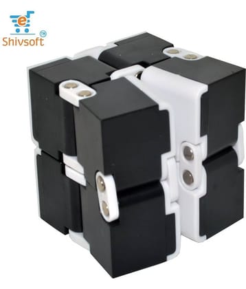 Shivsoft Infinity Cube New Fidget Cube Toy Office Decompression Stress Reducer Perfect Toys for Adult and Children Toys (Assorted Colour)