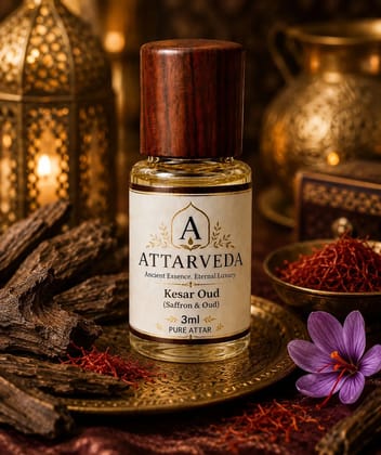 Kesar Oud Saffron Attar  3 ML