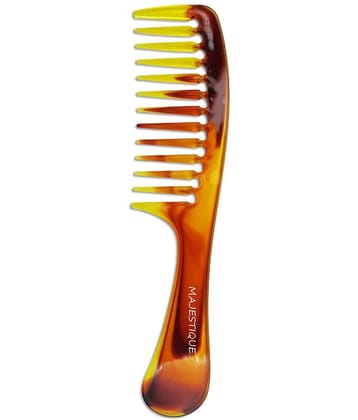 MAJESTIQUE Detangling comb with handle For All Hair Types (Pack of 2)