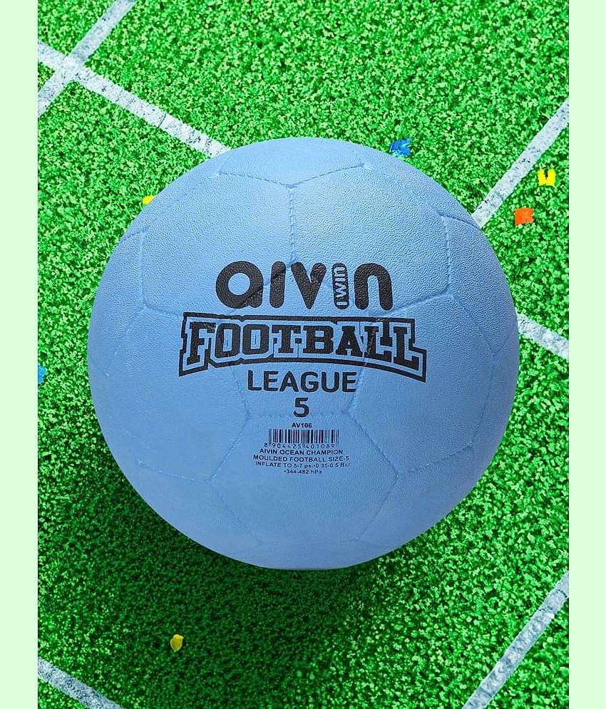 Aivin Blue Rubber Football ( Pack of 1 )
