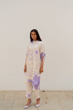 Purple Papeeta Tunic-S