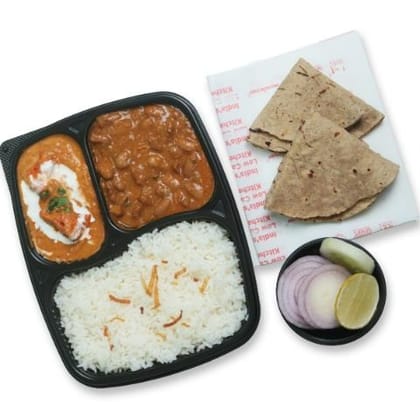 Rajma & Chicken Butter masala Mini Thali