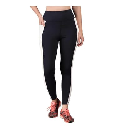 Women's Polyester Solid Ankle Length High Waisted Tights (Navy Blue, XL)-PID61845 Women's Polyester Solid Ankle Length High Waisted Tights (Navy Blue, XL)-PID61845