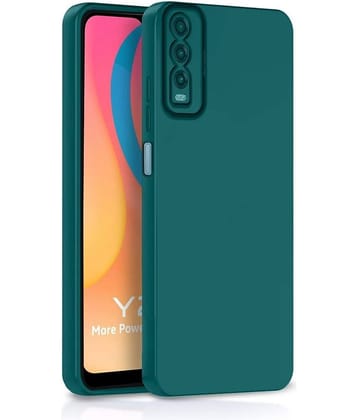 Case Vault Covers Silicon Soft cases Compatible For Silicon Vivo Y20A ( Pack of 1 )