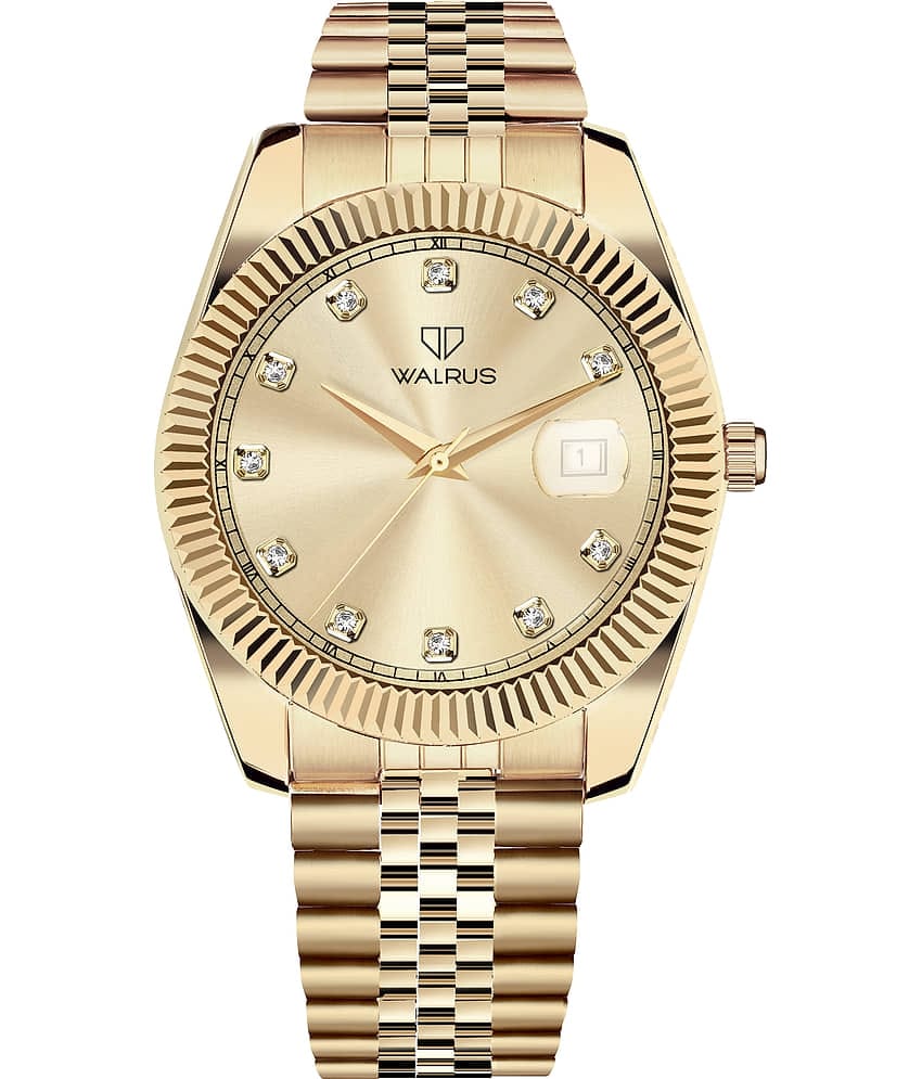 Walrus Gold Brass Analog Men's Watch