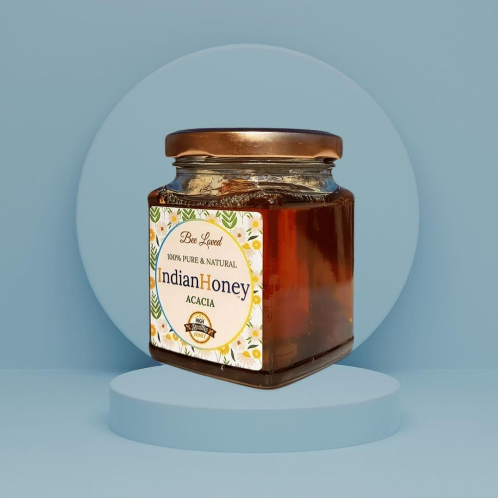 IndianHoney Enjoy The Golden Goodness Of Acacia Natural Honey For A Delicious And Nutritious Treat