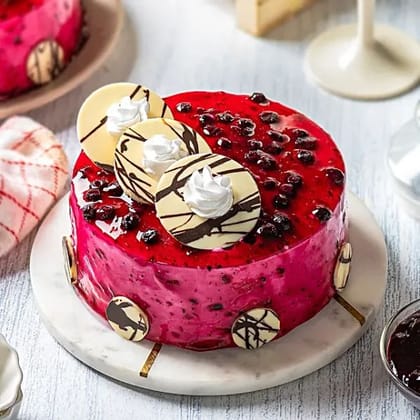Blueberry Glaze Cake Half Kg