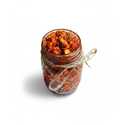 Spicy Mango Pickle - 250 gm - One glass jar