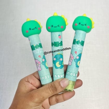 Press Pen Eraser with Adorable Design for Precise Erasing 1 pcs-Dino