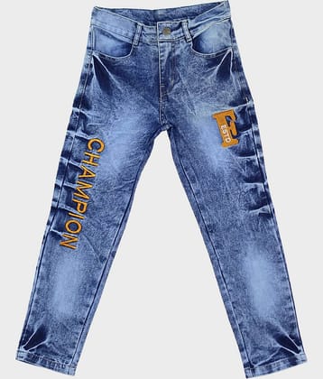 Me N My CLOSET Pack of 1 Boys 100% Cotton Jeans ( Blue )