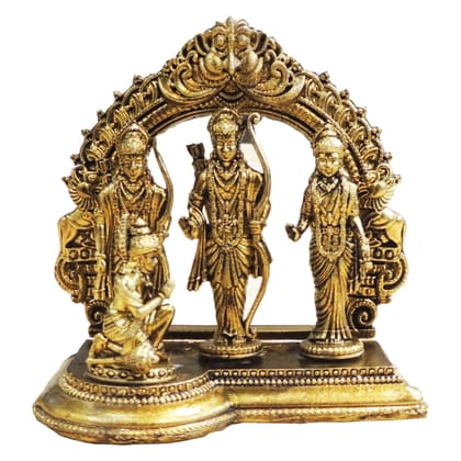 Brass Ram Darbar Idol Statue, Height : 2.7 Inch (BSMAS1728 C)