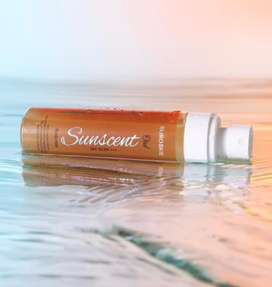 Suroskie Sunscent Oud Sunscreen For Body, SPF 50 PA+++ with No White Cast and tanning Protect, Sun Damage Repair (100ML)-Single | ₹599