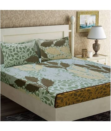 Home Candy Cotton King Bedsheet ( Grey )
