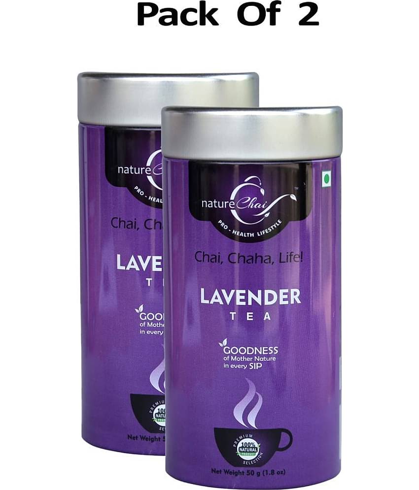 nature Chai Lavender Tea Loose Leaf 50 gm Pack of 2