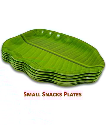 Inpro 6 Pcs Melamine Dark Green Quarter Plate