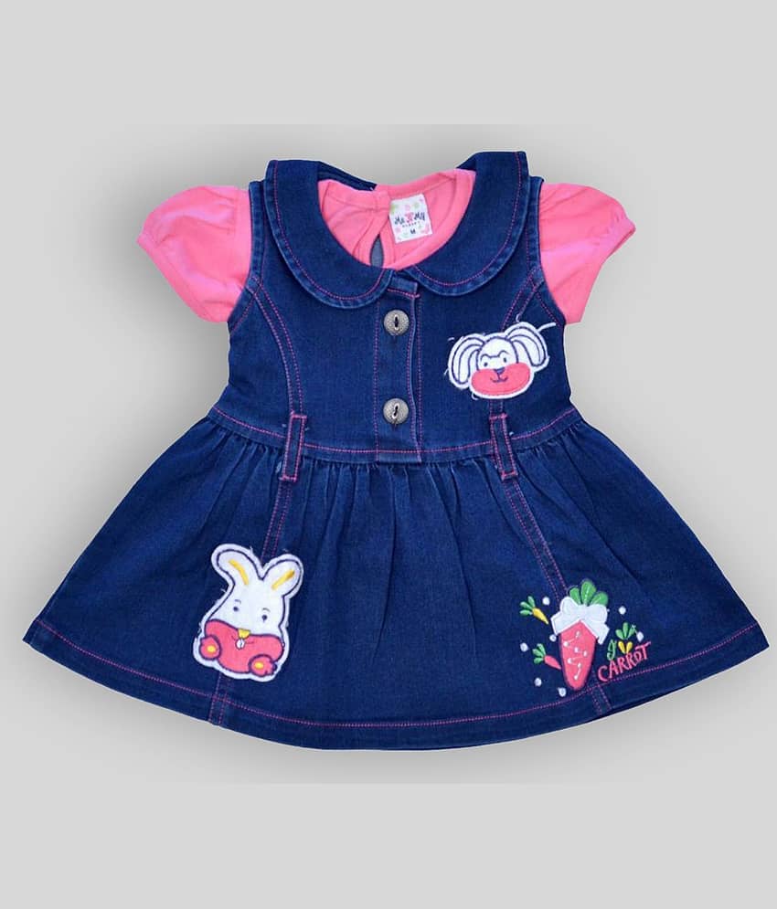 Me N My CLOSET Pack of 1 Baby Girls Cotton Tops & Bottoms Sets ( Multicolor )