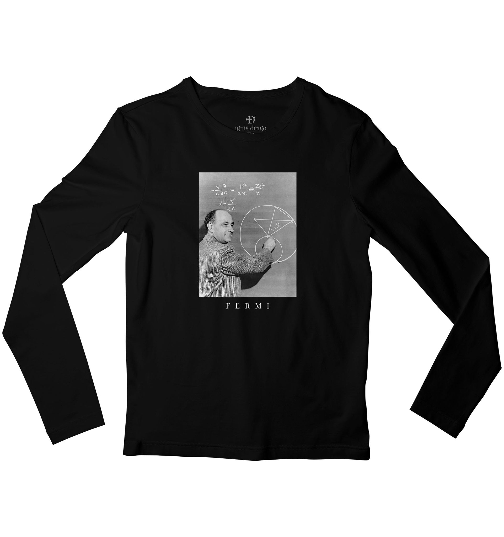 Fermi Full Sleeve T-shirt-38 - S / Black