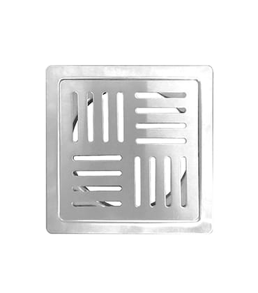 Grating Square Floor Drain 5 Matt Finish (SS 304 Grade)