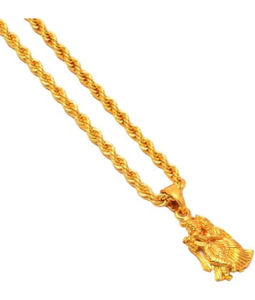 Jewarhaat - Golden Pendant ( Pack of 1 )