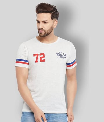 The Million Club Pack of 1 Cotton Blend Regular Fit Men's T-Shirt ( Grey )