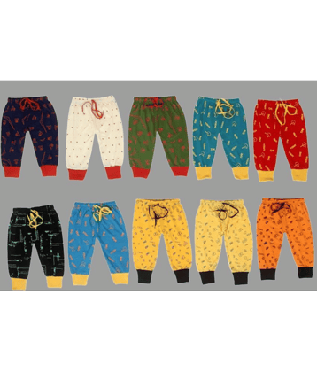 ALUXDON Pack of 10 Boys Cotton Trackpant ( Multi Color )