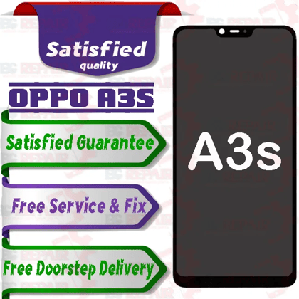 Oppo A3s Combo LCD with Touch Screen for A3s  Black