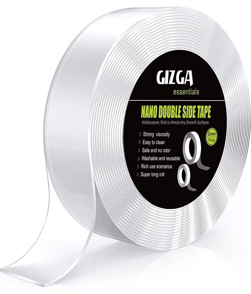 Gizga - Transparent Double Sided Nano Tape ( Pack of 1 )
