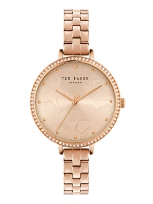 Ted Baker Women Rose Gold-Tone Wrist Watch - BKPDSS304-Rose Gold