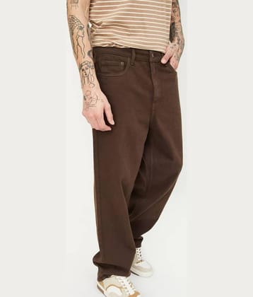 9x denims Basic Men's Jeans - Brown ( Pack of 1 )