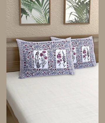 AJ Home - Pack of 2 Cotton Ethnic Regular Pillow Cover ( 68.58 cm(27) x 43.18 cm(17) ) - Pink