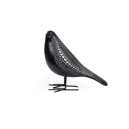 The Artment your artistic apartment Cosmic Dots Avian Black Bird Resin Sculpture Showpiece for Table Top, Living Room, Office/Home Decor Bedroom - Ideal Gift, Office Desk, Elegant Design