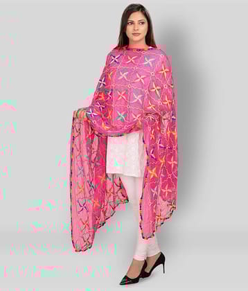 Apratim Pink Chiffon Dupatta