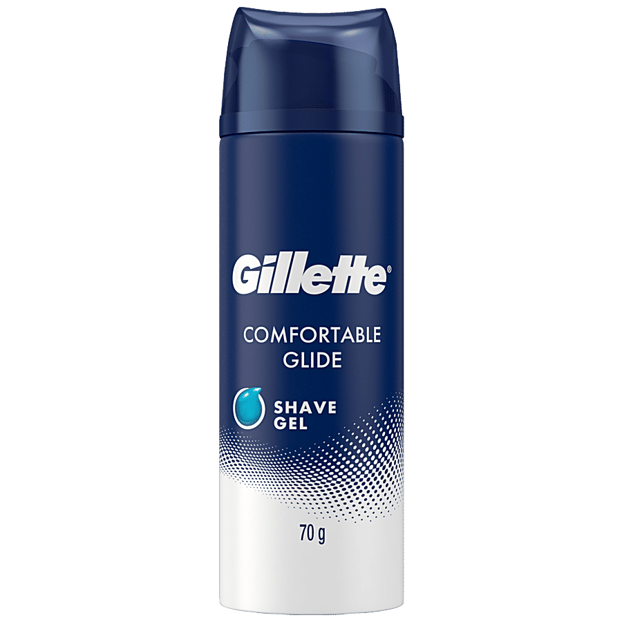 Gillette Shave Gel, Comfortable Glide, 70g