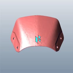 SCREEN WIND SA SPORTS RED R 321 - Xpulse 200T - 6414AABW800SS