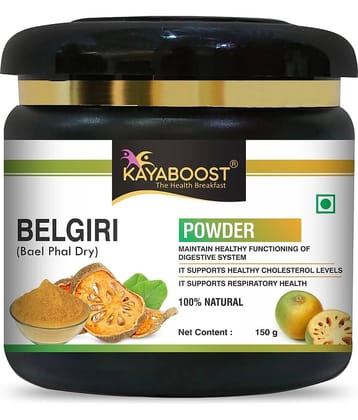 KAYABOOST Belgiri Powder - Bealgiri - Bael Phal Dry - Aegle Marmelos - Wood Apple (150 g)