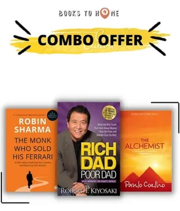 (Combo of 3 book )The Monk Who Sold His Ferrari & The Alchemist &Rich Dad Poor Dad Combo english paperback
