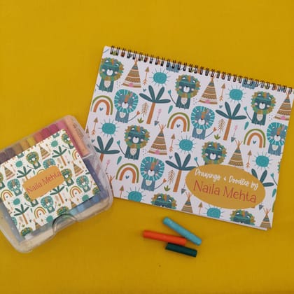 Personalised Drawing Set - Roar