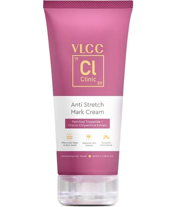 VLCC Clinic Anti Stretch Marks Reducing Cream - 100 ml - Firms And Tightens Skin