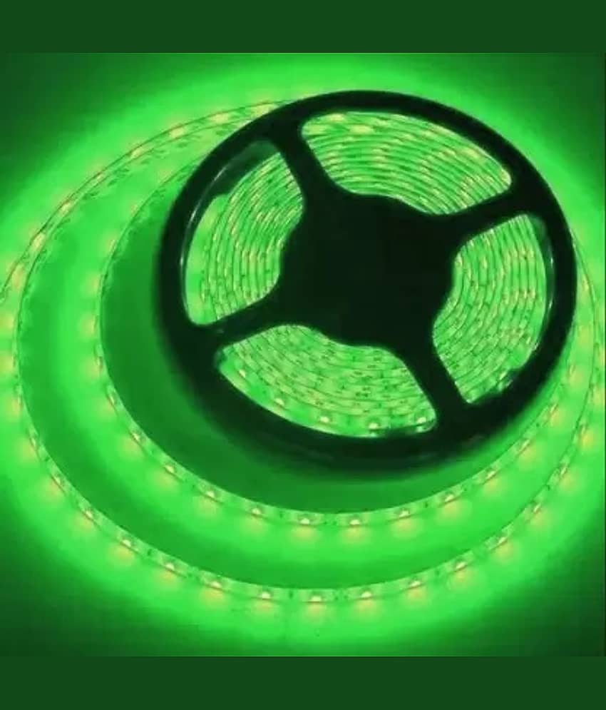SPARKWORLD Green 5M LED Strip ( Pack of 1 )