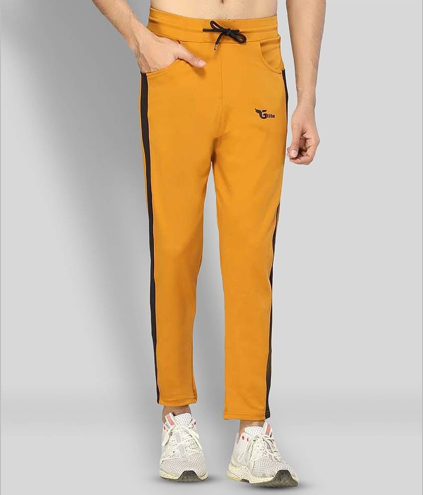 Glito - Yellow Polyester Men's Trackpants ( Pack of 1 )