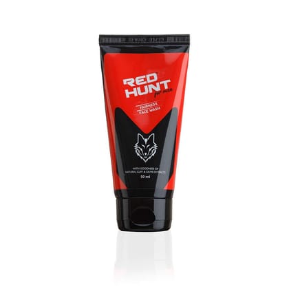 Red Hunt Fairness face wash with goodness of natural clay and olive extracts 50ml