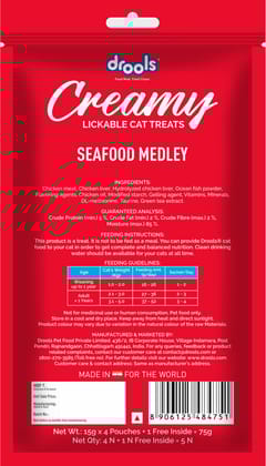 Drools Creamy Seafood Medley 5 Sticks