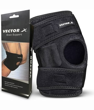 Vector X - Black Knee Support ( Pack of 1 )