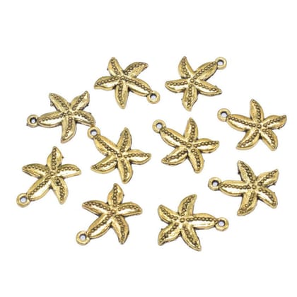 Gold Mini Metal Alloy Charms Gold Smooth Finish Use For Jewelry Makings , CHG-072-Per Packet of Approx 30 Pcs (50 Gram) / 23 MM