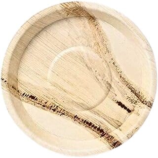 Areca leaf (Supari patta) Plain Plate - 14 Inches - 10 pcs