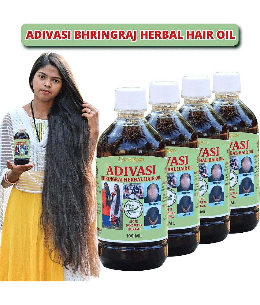 Growkesh - Anti Dandruff Aloe vera Oil 400 ml ( Pack of 4 )