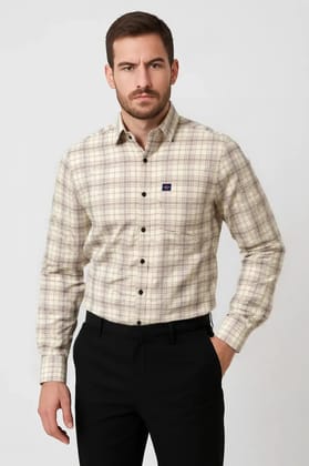 Satin Chex Shirt #41624