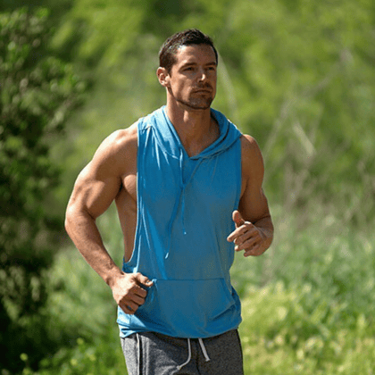 HOT BUTTON Solid Sleeveless Gym Vest Hoodie for Men - Stylish Workout Sleeveless Hooded T-Shirt